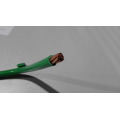 Cable de cobre trenzado de PVC verde 2/0 AWG